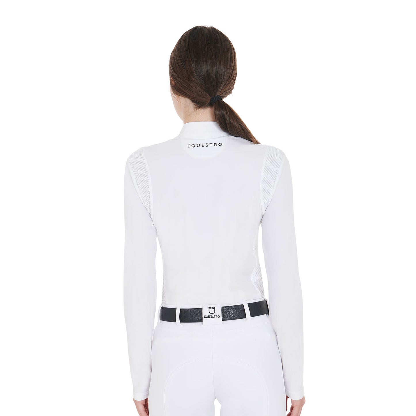 POLO FEMME SLIM FIT EN TISSU TECHNIQUE