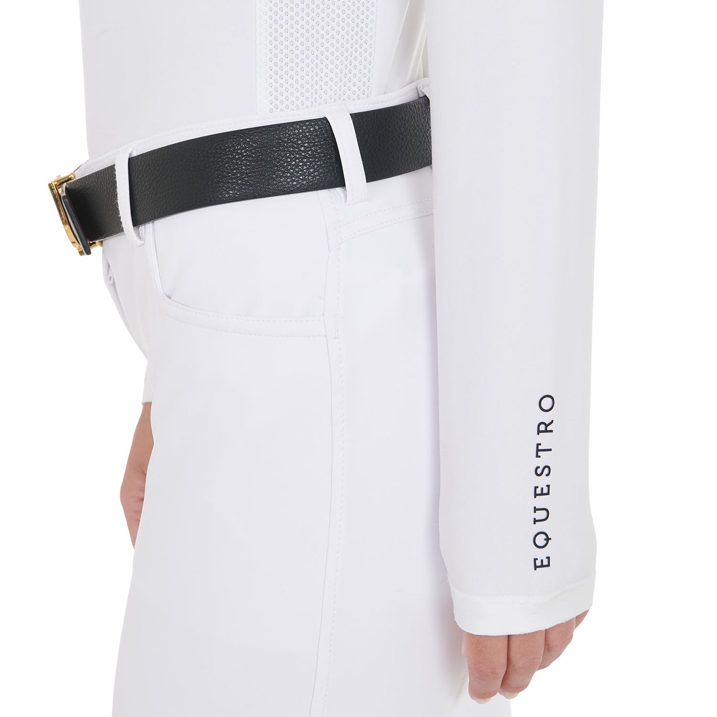 POLO FEMME SLIM FIT EN TISSU TECHNIQUE