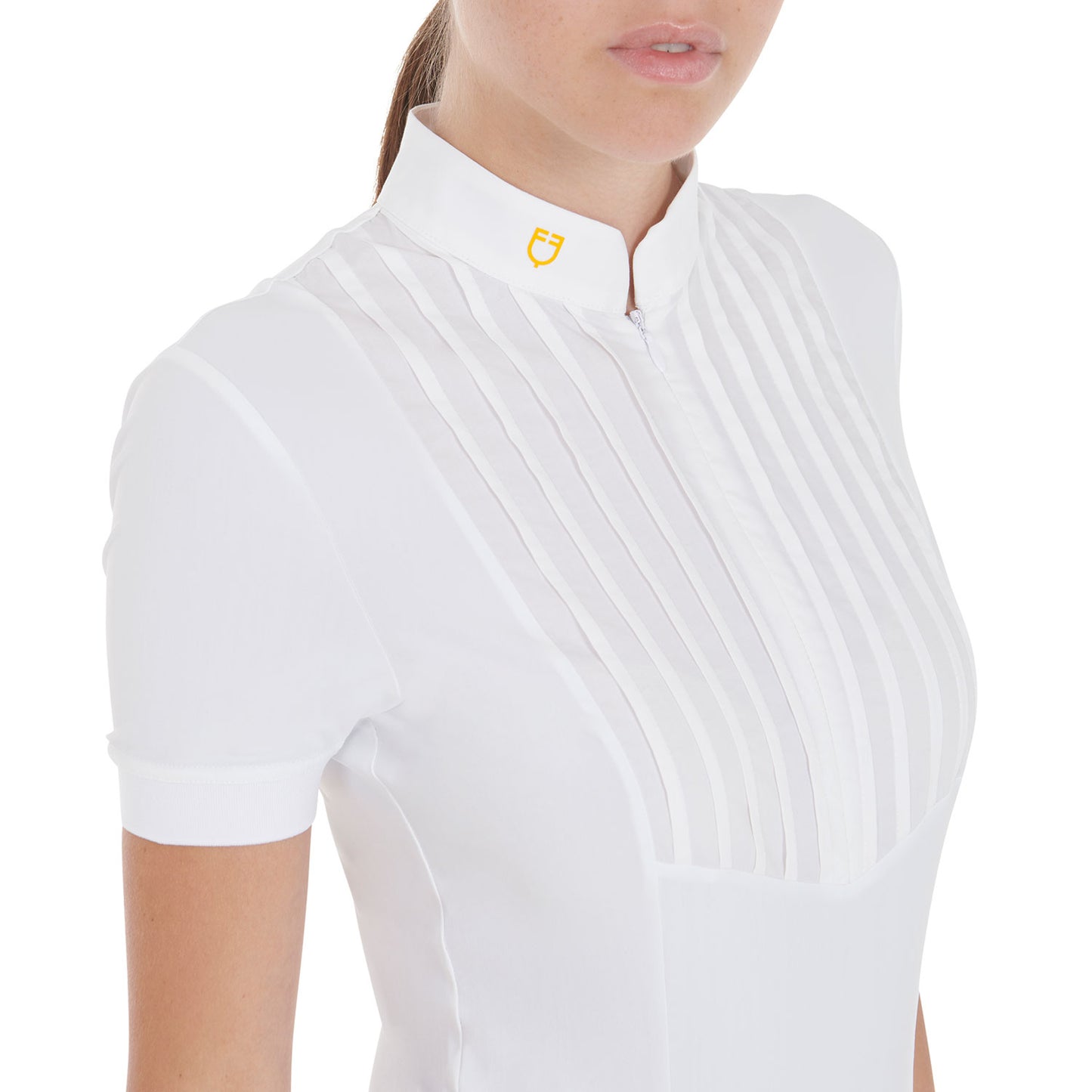 POLO FEMME SLIM FIT COTON PLISSÉ