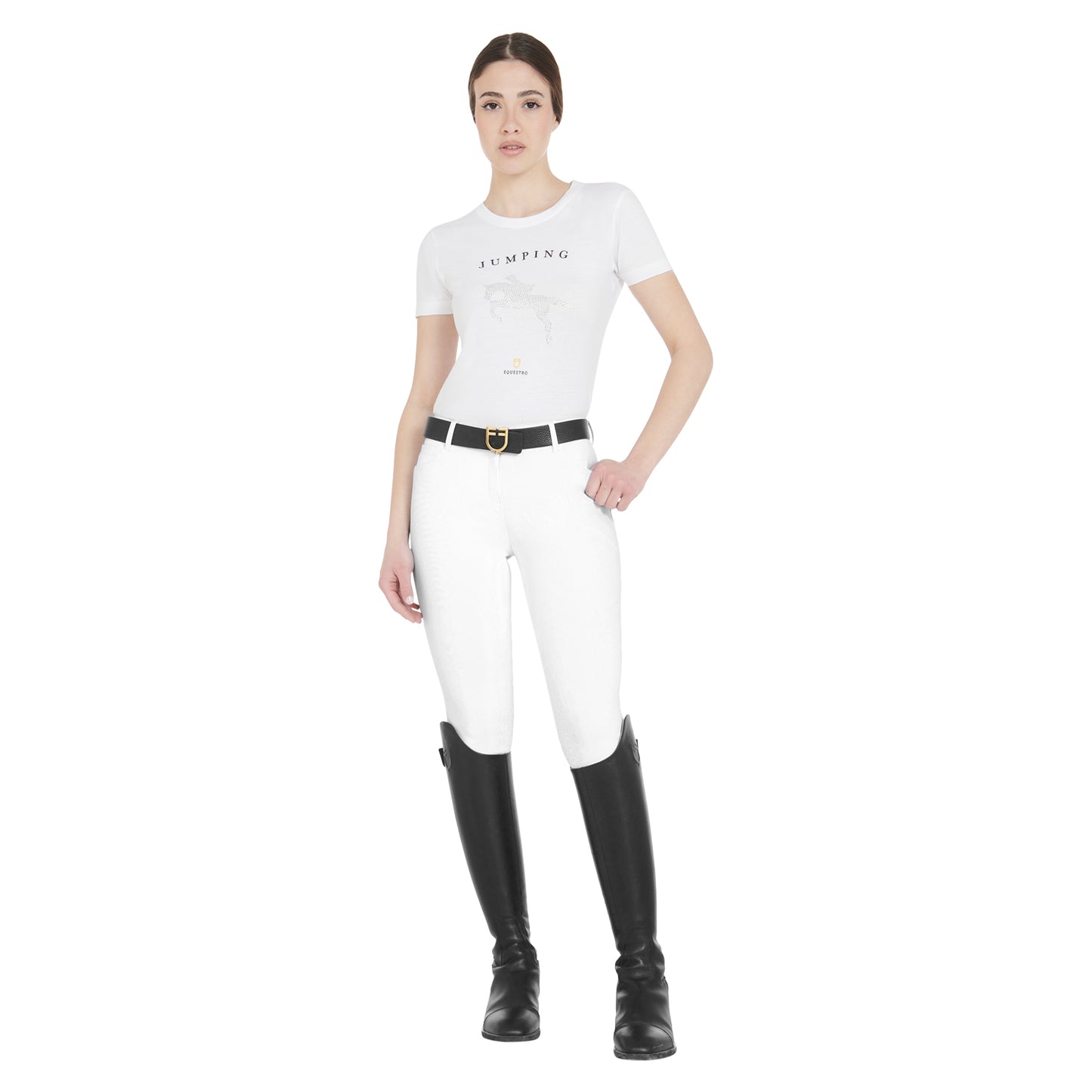 PANTALON MOD. ZENDA SLIM FIT POUR FEMME EN TISSU TECHNIQUE BI-ÉLASTIQUE