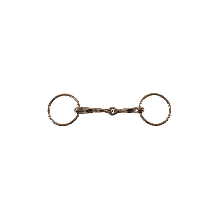 MORS DEUX ANNEAUX TORSADÉ INOX