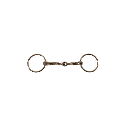 MORS DEUX ANNEAUX TORSADÉ INOX