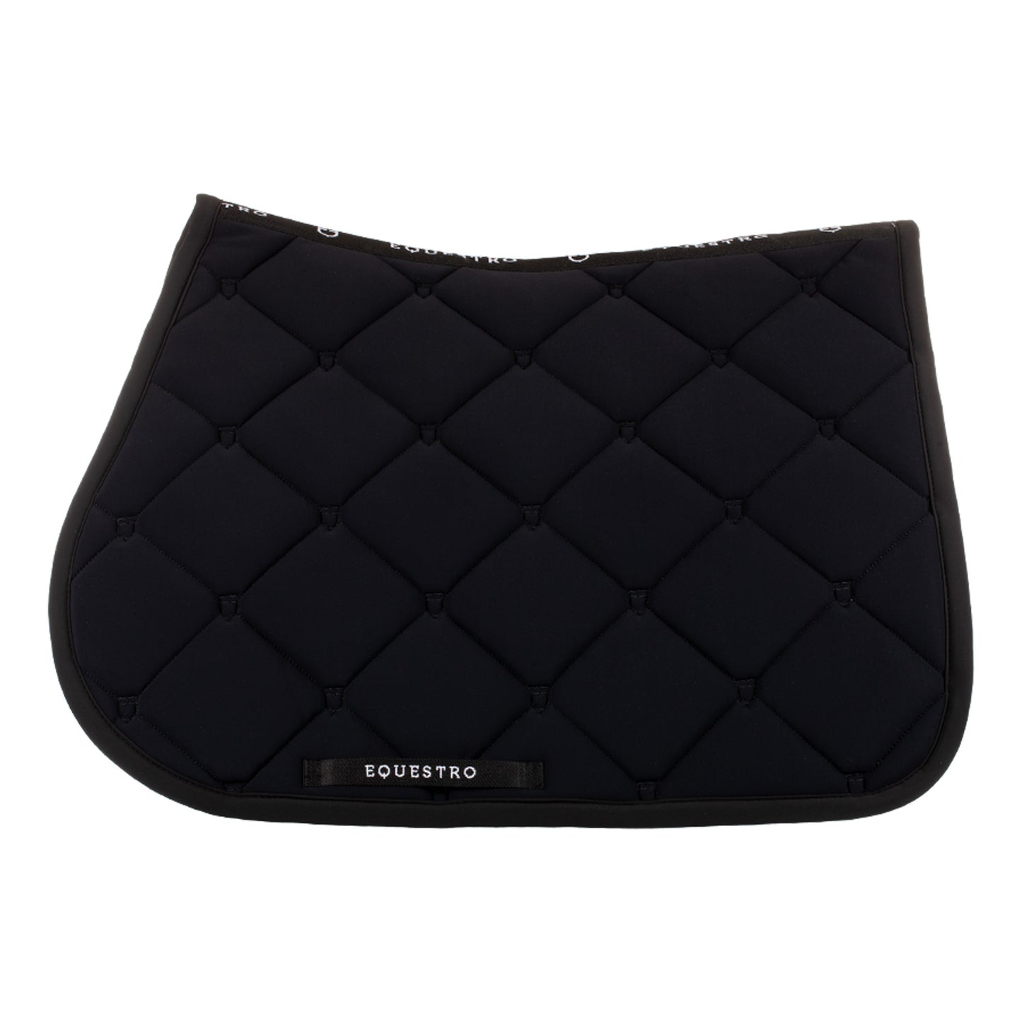 TAPIS DE SELLE DE SAUT EQUESTRO MULTILOGO EN TISSU TECHNIQUE