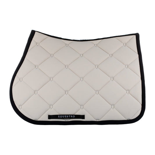 TAPIS DE SELLE DE SAUT EQUESTRO MULTILOGO EN TISSU TECHNIQUE