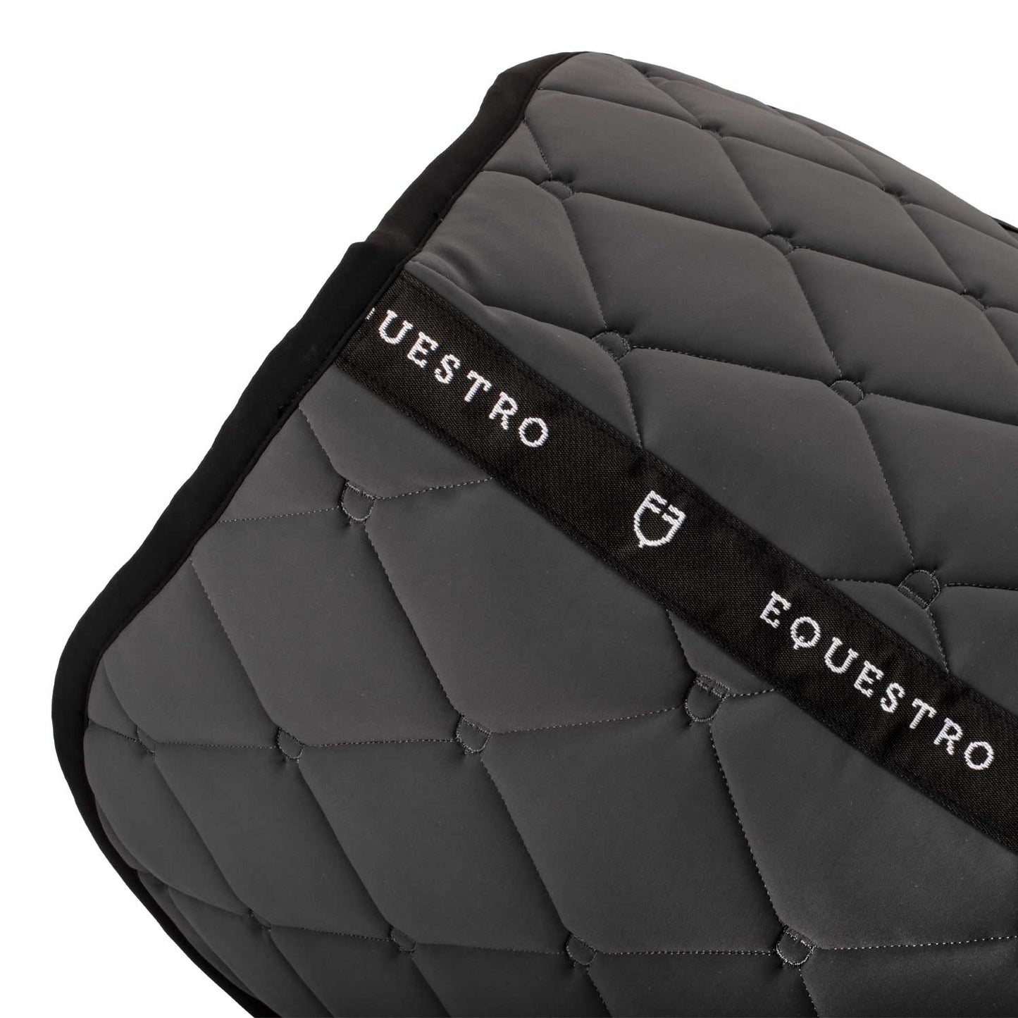 TAPIS DE SELLE DE SAUT EQUESTRO MULTILOGO EN TISSU TECHNIQUE