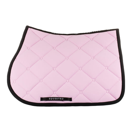 TAPIS DE SELLE DE SAUT EQUESTRO MULTILOGO EN TISSU TECHNIQUE