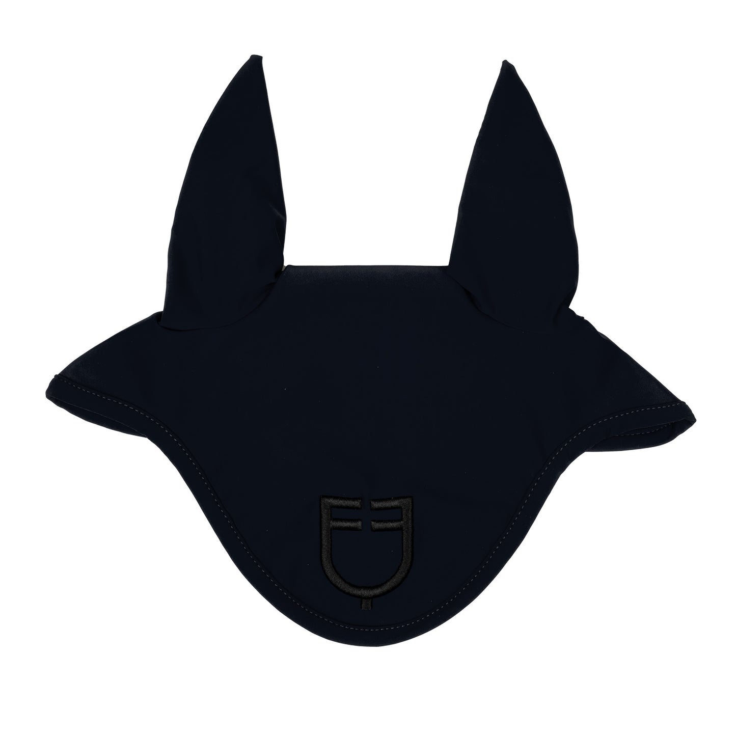 BONNET EN TISSU TECHNIQUE AVEC LOGO BLEU/NOIR