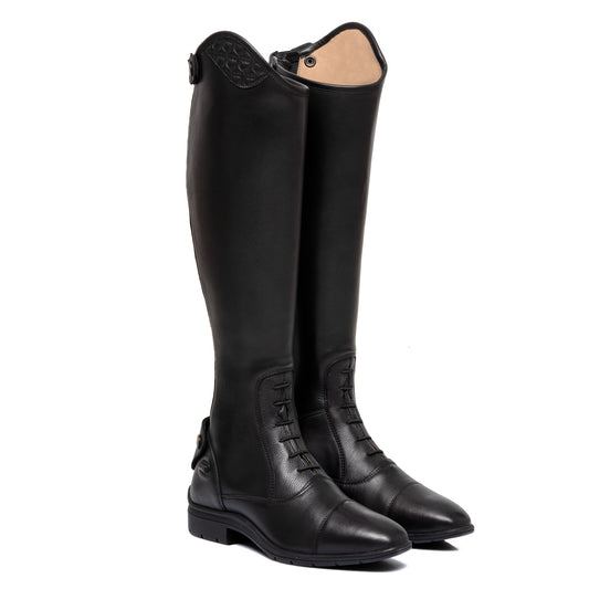 BOTTES EQUESTRO AVEC LACETS ET INSERT MULTILOGO