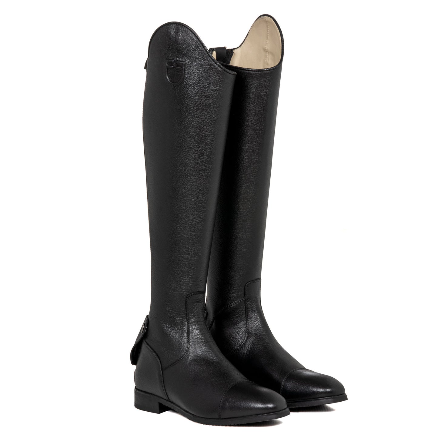 BOTTES EQUESTRO EN CUIR DE VEAU ZIPPÉ AU DOS
