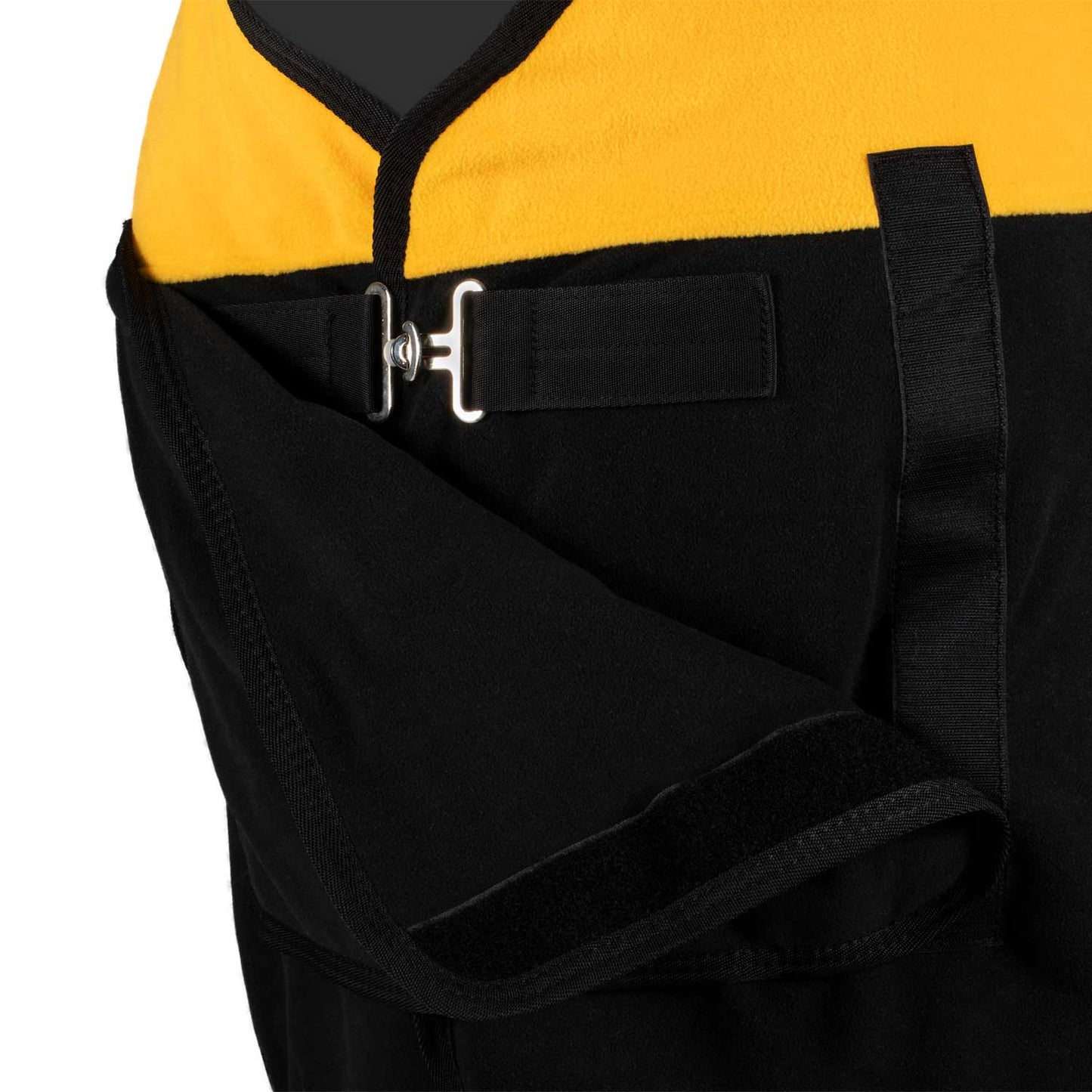 COUVERTURE EQUESTRO EN POLAIRE AVEC FERMETURE FRONTAL