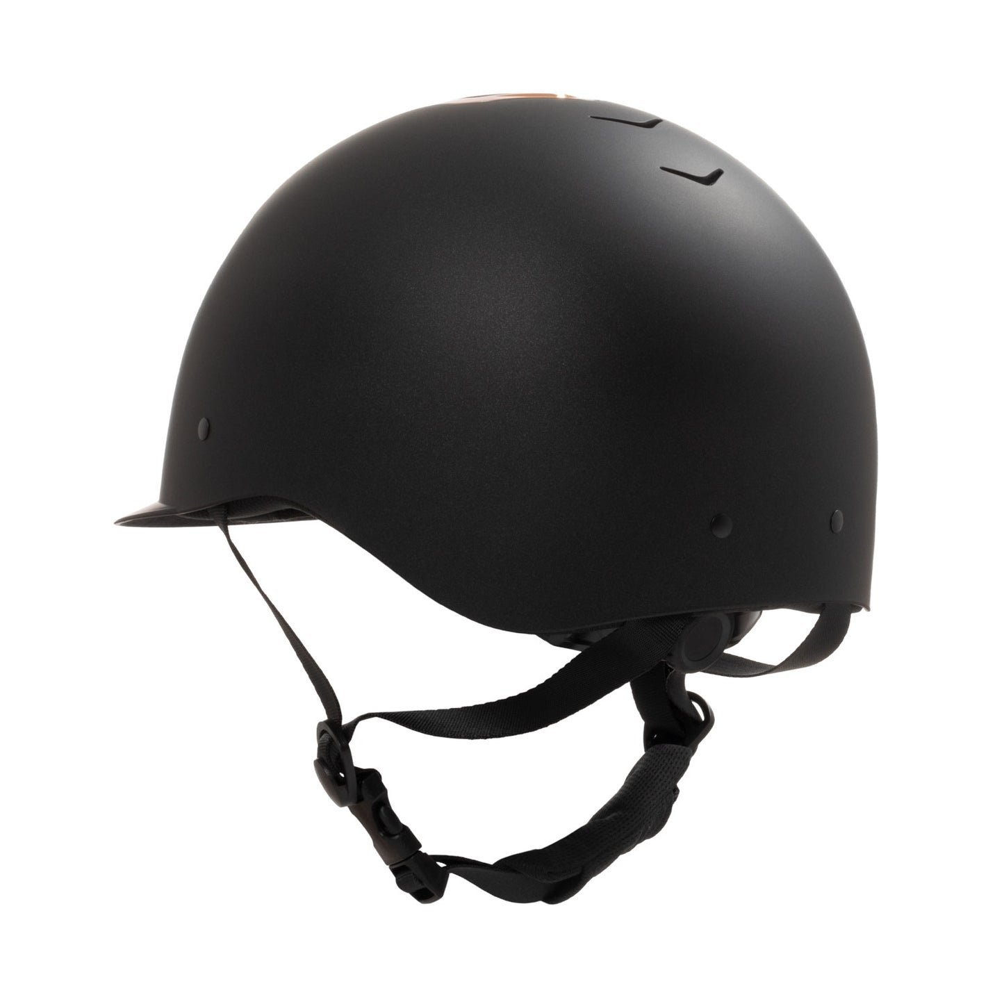 CASQUE EQUESTRO UNISEXE AZAEL NOIR/OR ROSE