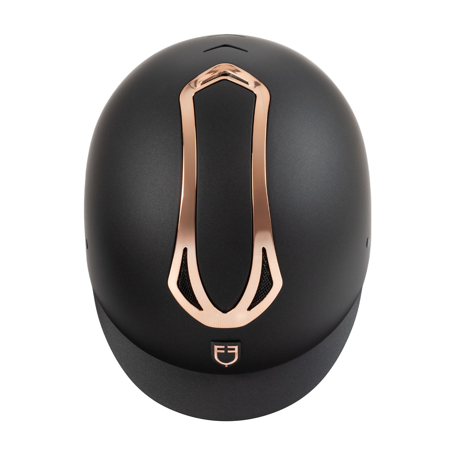 CASQUE EQUESTRO UNISEXE AZAEL NOIR/OR ROSE