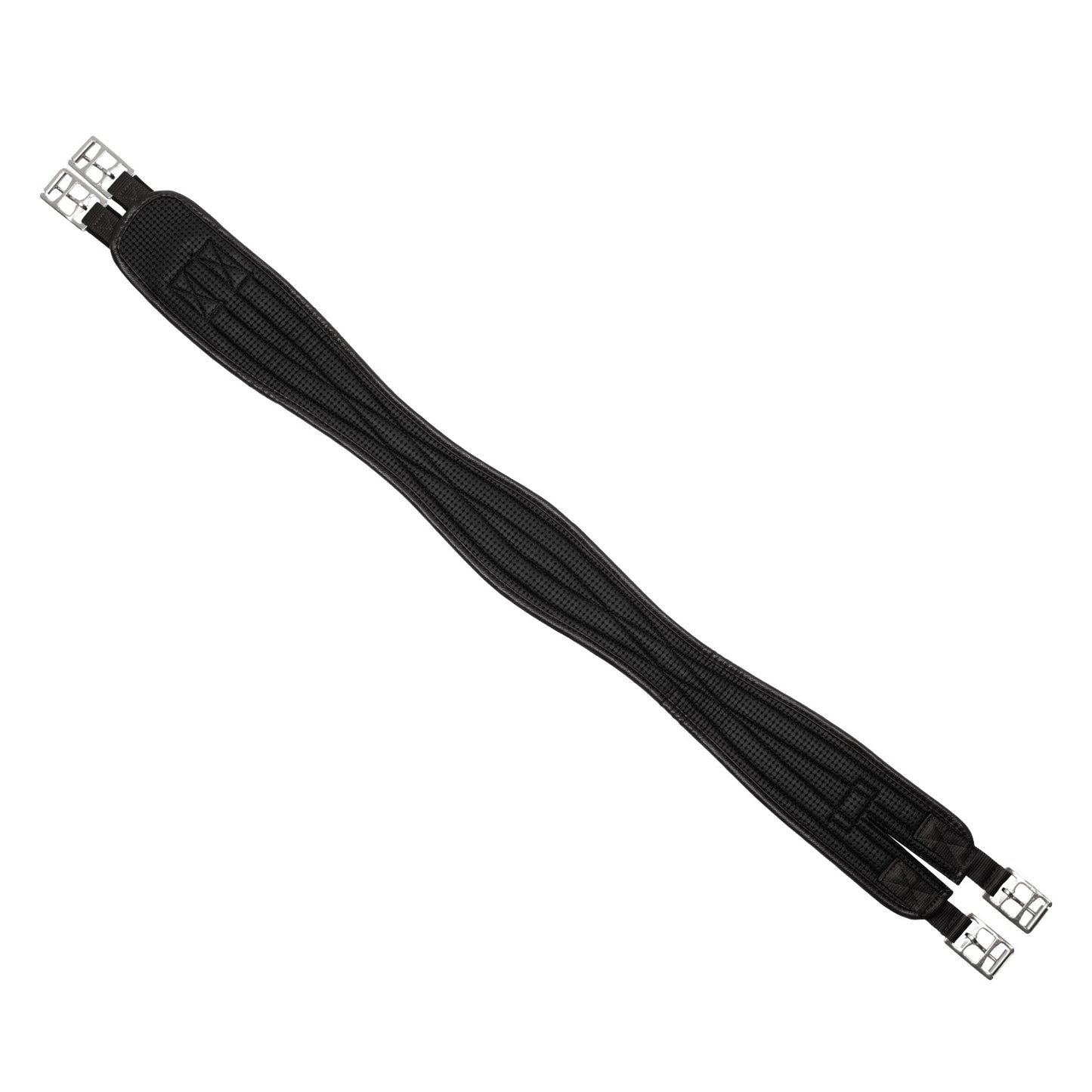 SANGLE EN NÉOPRÈNE AVEC ÉLASTIQUES - NOIR