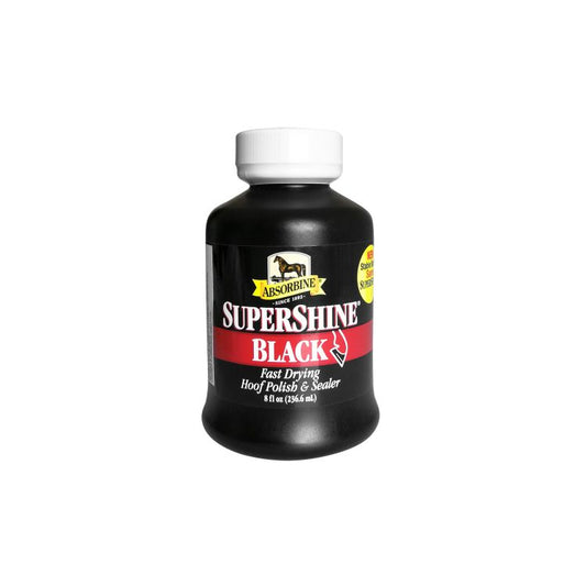 ABSORBINE SUPERSHINE BLACK HOVER POLISH POUR SABOT