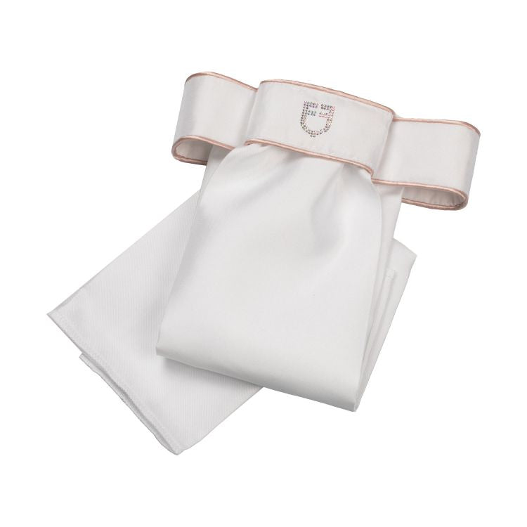 PLASTRON DRESSAGE LOGO STRASS