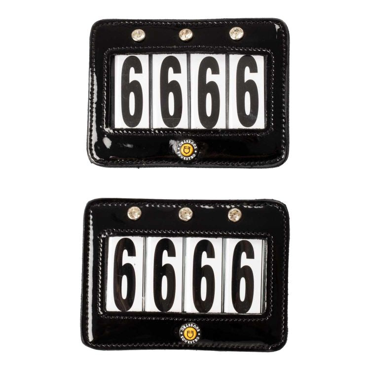 PORTE NUMÉRO DE COURSE 4 CHIFFRES CRISTAUX