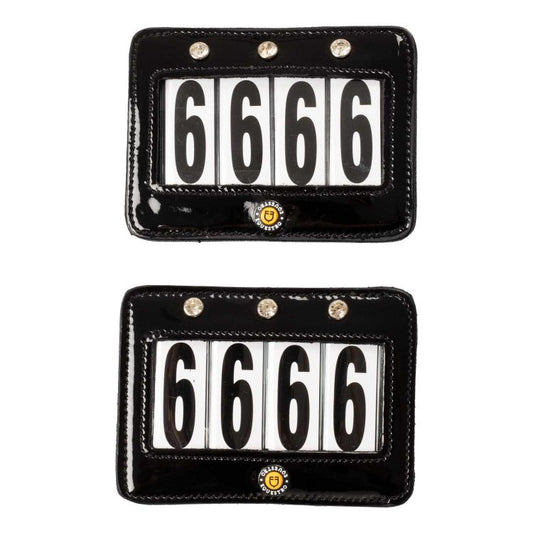 PORTE NUMÉRO DE COURSE 4 CHIFFRES CRISTAUX